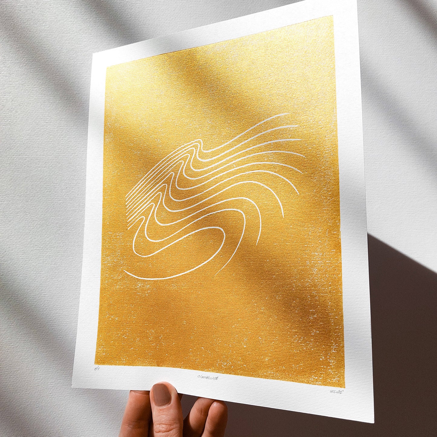 Wabi Sabi Gold Abstract Line Mountains water waves shadow light Lover Gift 8x10 Landscape Linocut Print Minimalist European Countryside Artwork Wall Art Decor
mothers day gift, mother in law gift, mom birthday gift, Modern kitchen art, long distance gift, living room wall art minimalist, Living room wall art, Linoleum print, Linogravure, Linocut print, Lino print, dopamine, laundry room decor, kitchen wall art, illustration print, Housewarming gift, hostess gift, home gift unique, heirloom gift, handmade