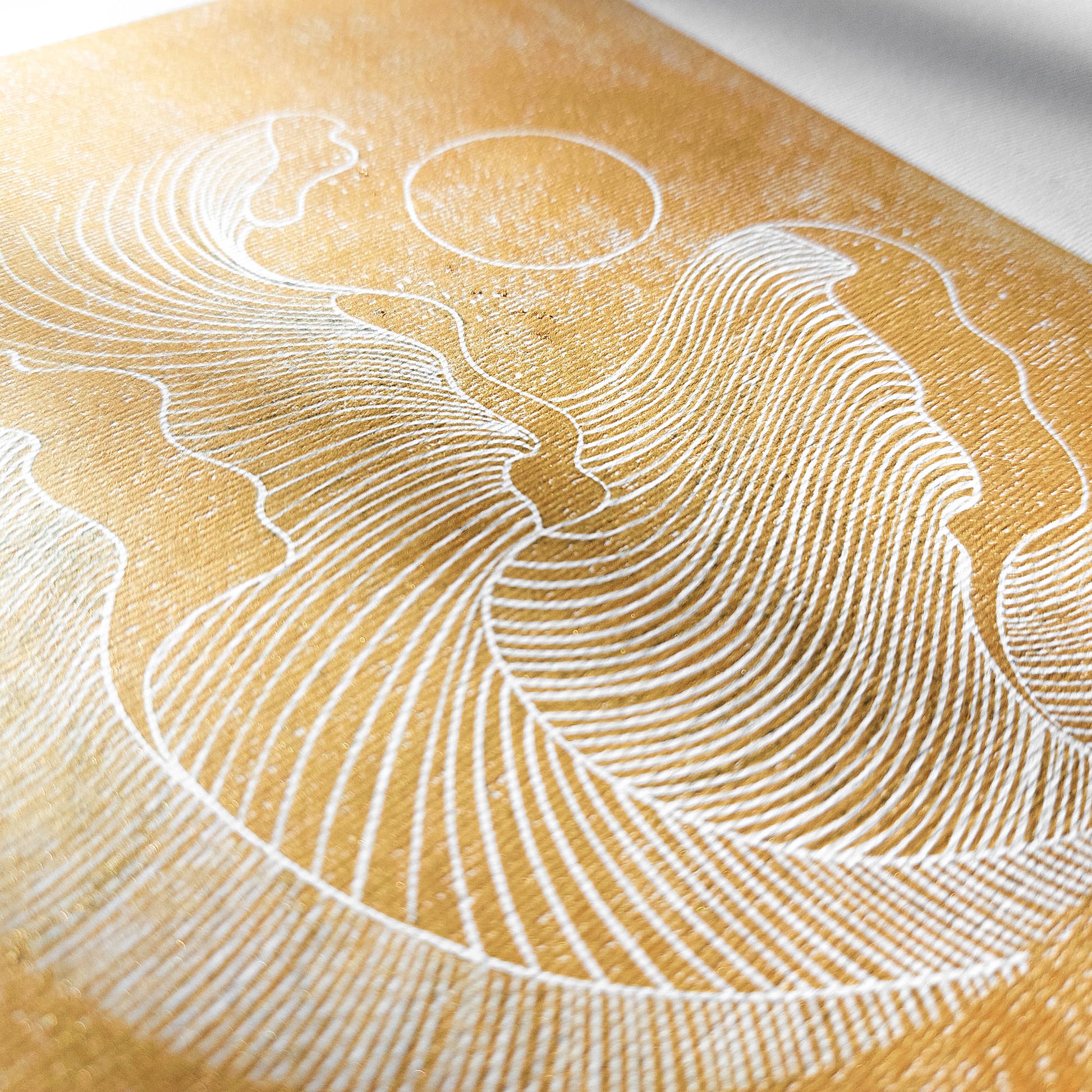 Gold abstract lines ocean waves 8x10 inches mini landscape linocut print minimalist lino art european countryside original artwork hampton wall organic modern linogravure
grandma gift, going away gift for coworker, godparent gift, godmother gift, girlfriend gift, gift for the home, gift for best friend female, Farmhouse wall decor, farm decor, easter gift, dorm room decor, diy gift, Dining Room Decor, Dining room art, daughter in law gift, bookshelf decor, Block print, Bedroom wall art, aunt gift, Aesthetic