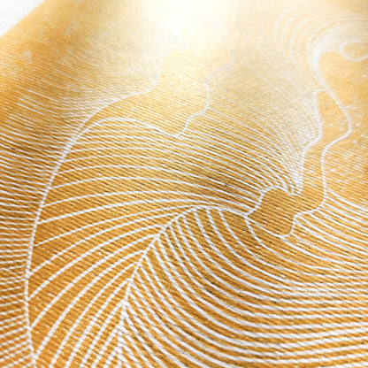 Gold abstract lines ocean waves 8x10 inches mini landscape linocut print minimalist lino art european countryside original artwork hampton wall organic modern linogravure contemporary lines home office decor wabi sabi entryway relief handprint minimal gifts for hikers warm neutral for coworker classical style primary master bedroom mid century modern mindful printmaking home living block geometric scandinavian aesthetic above bed apartment housewarming dining dorm entryway laundry mom mother