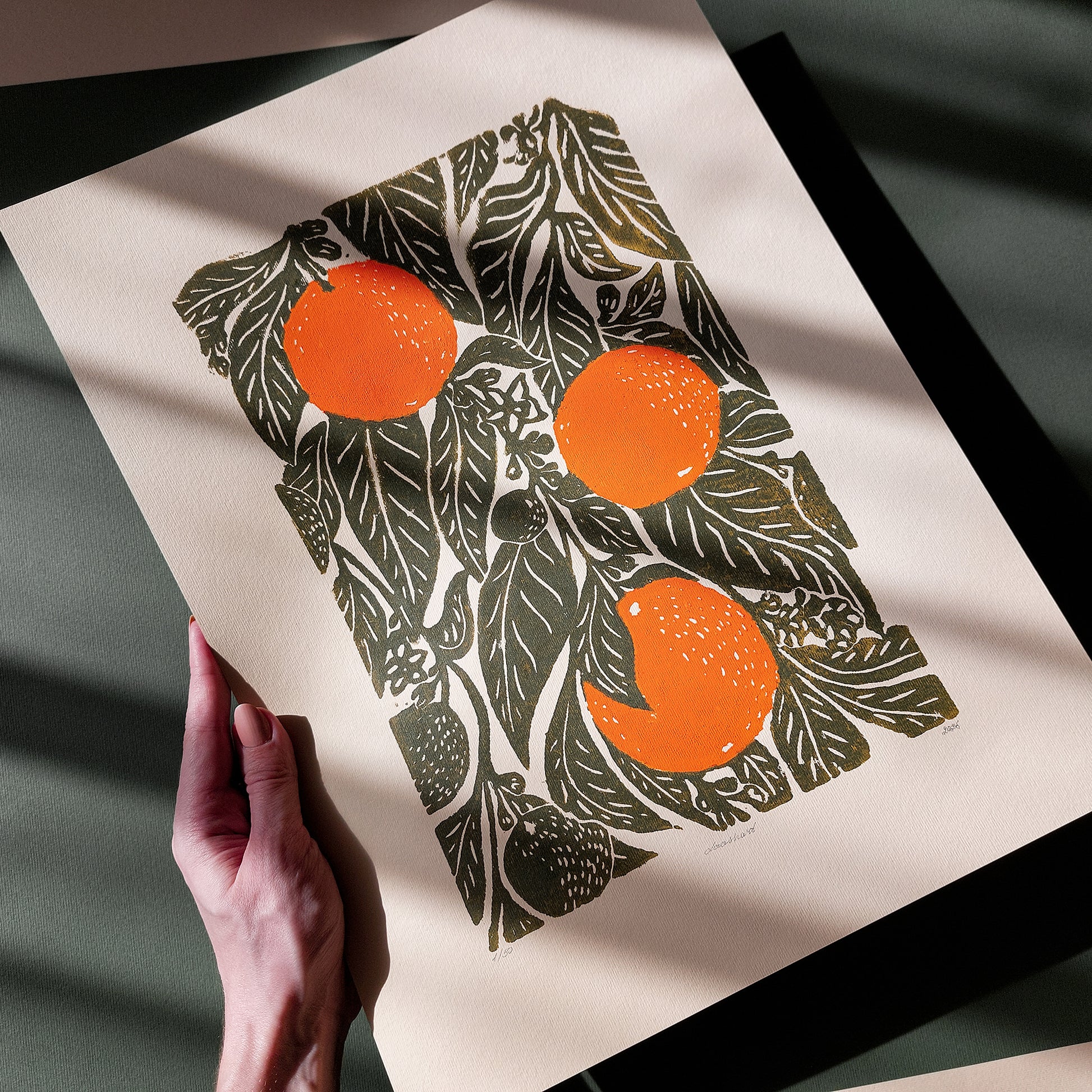 Retro Oranges Citrus Fruit Large Linocut Print Beige Sage Green Cottagecore Kitchen Dining Decor Botanical Wall Art Original Artwork Farm English Cottage
godmother gift, creative studio, girlfriend gift, gift for the home, gift for best friend female, Fruit wall art, artist studio, foraged wall art, half bath wall art, gallery wall hallway, Floral wall art, traditional printmaking, Farmhouse wall decor, antique botanical print, Farmhouse wall art, staircase, bedside wall decor, farm kitchen wall art, farm 