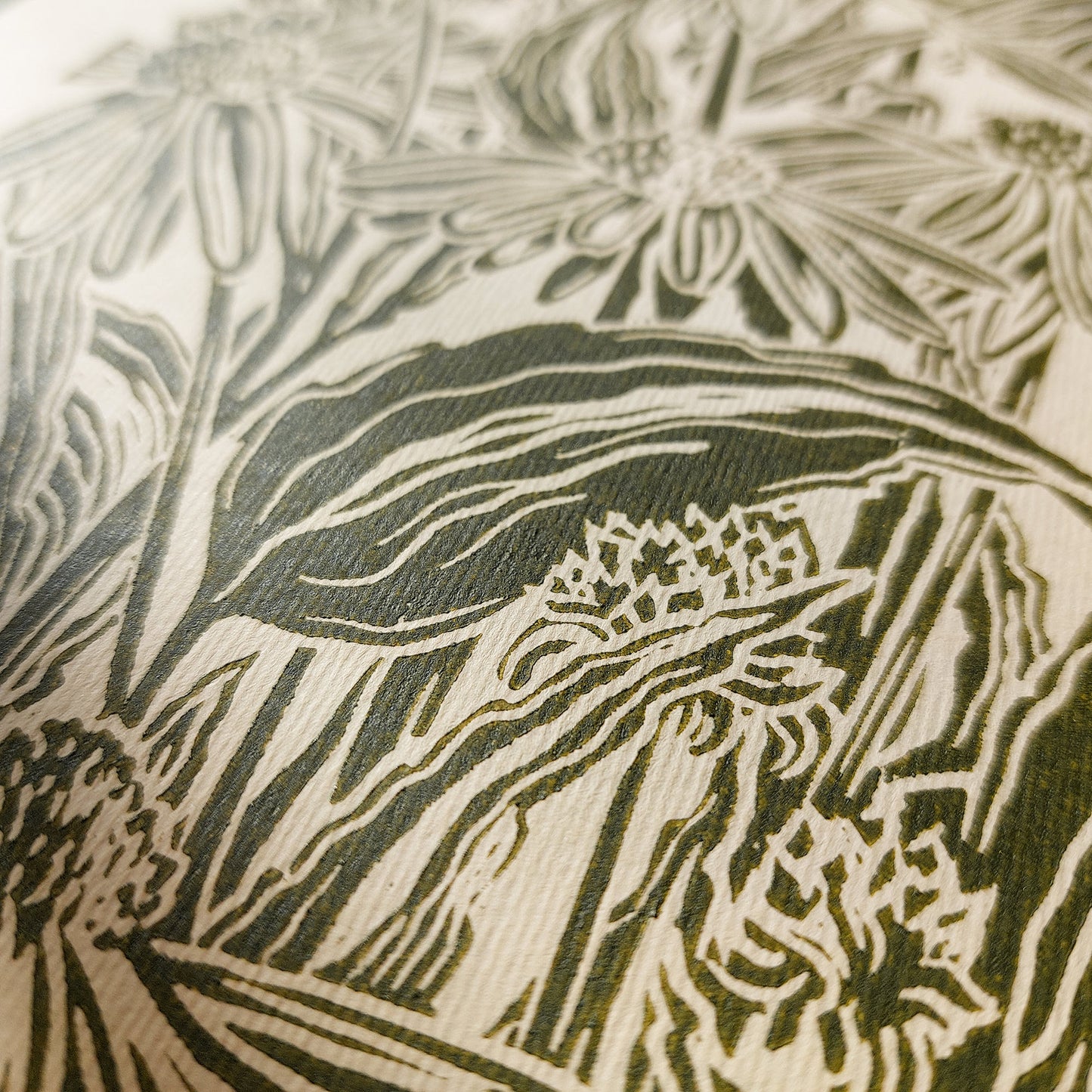gallery wall set of 2 piece vintage anatomy echinacea purpurea flowers retro linocut print original artwork poison botanical master bedroom window nook decor sister gift floral lino rustic linogravure Sage green monochrome herb botanical 
natural history, vintage science, Retro artwork retirement Relief print realtor closing gift foyer wall art, Printmaking art plant lover gift original illustration original artwork one of a kind office wall decor nurse gift niece gift from aunt new mom gift new job gift