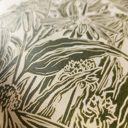 gallery wall set of 2 piece vintage anatomy echinacea purpurea flowers retro linocut print original artwork poison botanical master bedroom window nook decor sister gift floral lino rustic linogravure Sage green monochrome herb botanical 
natural history, vintage science, Retro artwork retirement Relief print realtor closing gift foyer wall art, Printmaking art plant lover gift original illustration original artwork one of a kind office wall decor nurse gift niece gift from aunt new mom gift new job gift