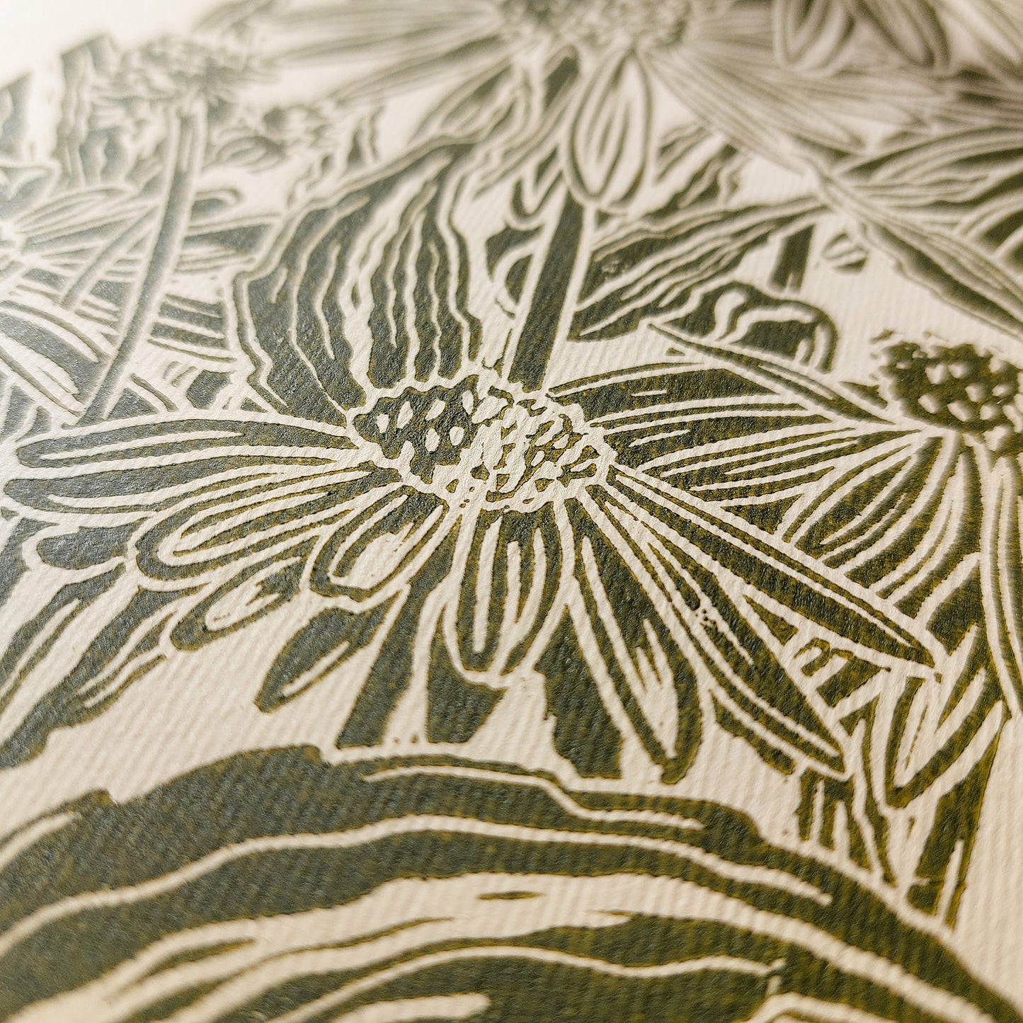 gallery wall set of 2 piece vintage anatomy echinacea purpurea flowers retro linocut print original artwork poison botanical master bedroom window nook decor sister gift floral lino rustic linogravure Sage green monochrome herb botanical staircase mother romantic vintage focal point relief handprint cottagecore living hostess farmhouse mother grandmother professor home office workspace handmade nature lover farm room dining entryway kitchen dorm mom wife woman girlfriend godmother apartment