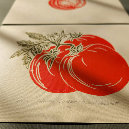 vintage cottagecore tomatoes berry nature linocut print mini gallery wall set of 2 piece farmhouse kitchen original artwork berries slice european countryside dining room decor relief printmaking rustic linogravure sage green engraving etching red beige retro
home gift unique, organic modern, heirloom gift, english cottage wall art, handmade gift for women, poetic handmade gift for the home, slow living, grandmother gift, grandma gift, romantic vintage, study room, going away gift for coworker, window nook