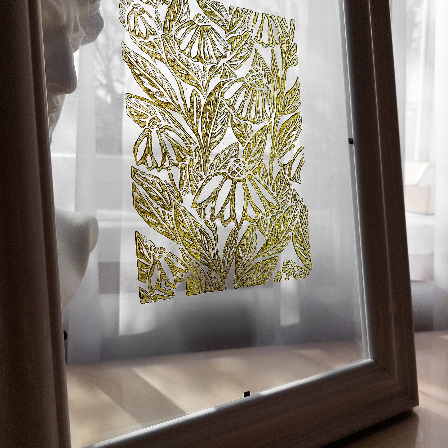 retro cottagecore echinacea purpurea flowers lino linocut print flexible plexiglass relief monoprint sage green color floral handprint original artwork window nook decor
quiet luxury art, boyfriend gift, nurse gift, guest bathroom, niece gift from aunt, new mom gift, new job gift, New home gift, new grandma gift, new apartment housewarming gift, living room wall art minimalist, new apartment gift, bedside, dressing room, mid century modern, foyer, spa bathroom, artist studio, reading nook, new home gift