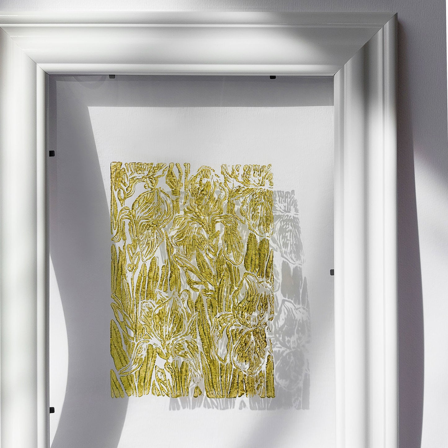 retro cottagecore iris flower nature linocut print flexible plexiglass relief monoprint sage green color floral lino original artwork window nook decor rustic linogravure
quiet luxury art, boyfriend gift, nurse gift, guest bathroom, niece gift from aunt, new mom gift, new job gift, New home gift, new grandma gift, new apartment housewarming gift, living room wall art minimalist, new apartment gift, bedside, dressing room, mid century modern, foyer, spa bathroom, artist studio, reading nook, new home gift