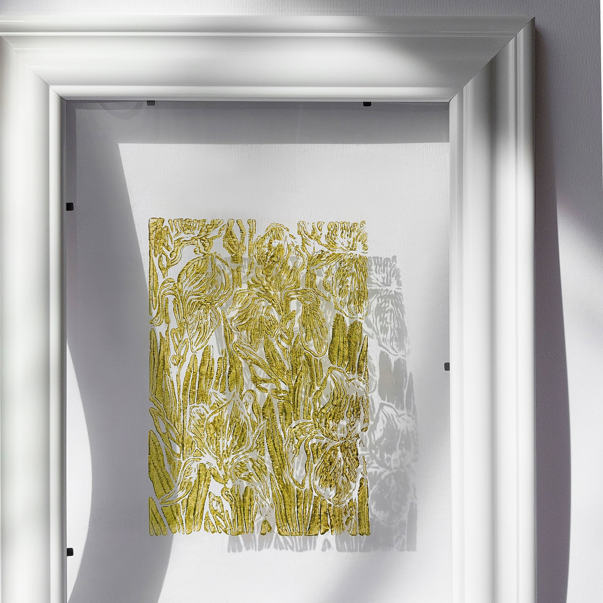 retro cottagecore iris flower nature linocut print flexible plexiglass relief monoprint sage green color floral lino original artwork window nook decor rustic linogravure
quiet luxury art, boyfriend gift, nurse gift, guest bathroom, niece gift from aunt, new mom gift, new job gift, New home gift, new grandma gift, new apartment housewarming gift, living room wall art minimalist, new apartment gift, bedside, dressing room, mid century modern, foyer, spa bathroom, artist studio, reading nook, new home gift