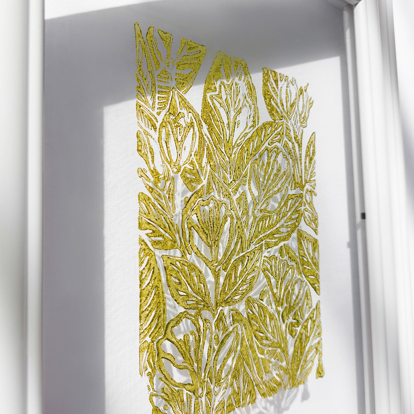 retro cottagecore jasmine flower nature linocut print flexible plexiglass relief monoprint art sage green color floral lino original artwork window nook decor mother gift ideas rustic linogravure little treat gift european countryside living room self sister unique grandmother above bed staircase one of a kind study room laundry room handprint hallway coworker reading nook home hostess farmhouse kitchen block bedroom botanical printmaking farm mom new apartment godmother wife Entryway
