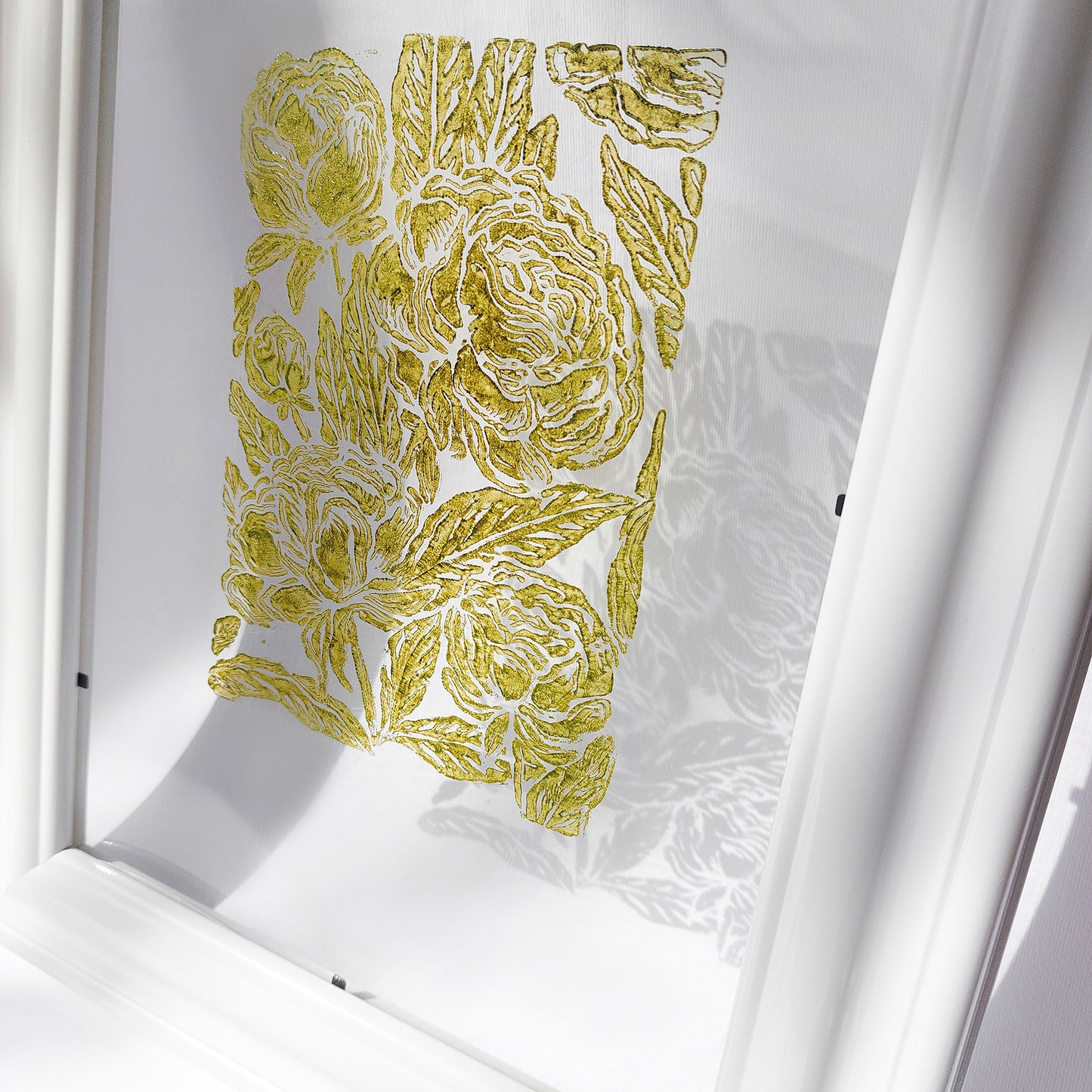retro cottagecore peony flowers linocut print flexible plexiglass relief monoprint sage green color floral lino print original artwork window nook decor living room wall art self wife gift ideas rustic linogravure mother study room laundry room handprint hallway above bed reading nook grandmother gift nature present staircase home hostess farmhouse kitchen block bedroom sister botanical printmaking farm sister mom mother new apartment godmother wife woman dining Entryway housewarming living room