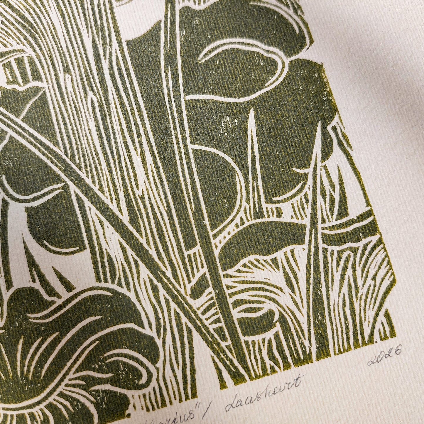 retro cottagecore chanterelle cushroom linocut print sage green color relief monoprint original artwork vintage kitchen pantry decor mother gift ideas whimsical wall art rustic linogravure forestcore lino forestcore decor beige master bedroom hallway hostess gift living space guest farmhouse dining room one of a kind engraving above bed reading nook grandmother gift self handprint home office sister botanical hallway printmaking farm sister mom mother godmother wife woman Earth Tones