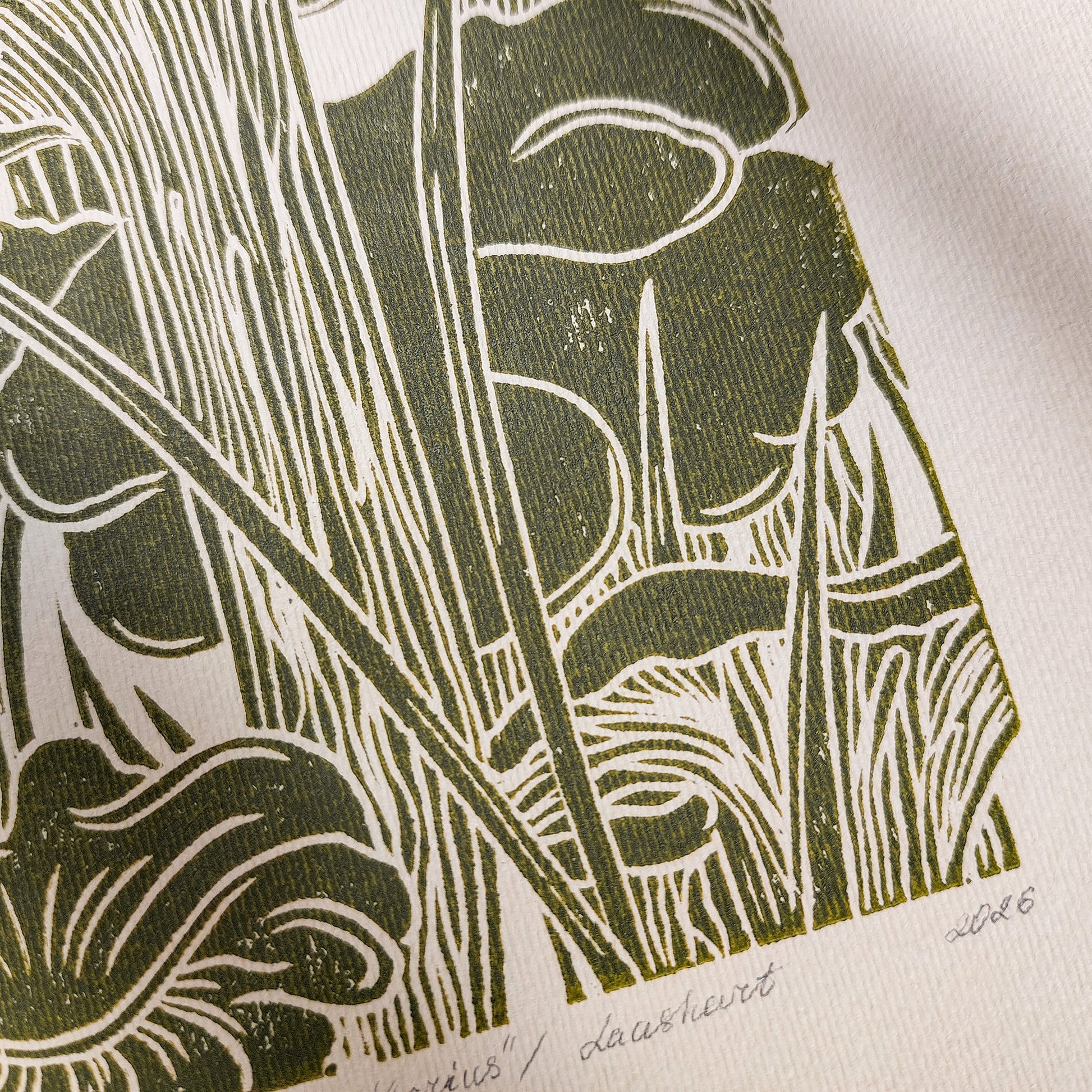 retro cottagecore chanterelle cushroom linocut print sage green color relief monoprint original artwork vintage kitchen pantry decor mother gift ideas whimsical wall art rustic linogravure forestcore lino forestcore decor beige master bedroom hallway hostess gift living space guest farmhouse dining room one of a kind engraving above bed reading nook grandmother gift self handprint home office sister botanical hallway printmaking farm sister mom mother godmother wife woman Earth Tones
