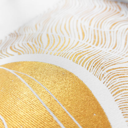 gold boho sun 8x10 inches sunset desert landscape linocut print original artwork living room wall art master bedroom reading nook decor new home newlywed gift rustic linogravure modern lino waves mid century modern mindful rising sun minimalist printmaking bohemian abstract lines contemporary relief handprint geometric unique dopamine eclectic scandinavian trendy aesthetic above bed man cave apartment housewarming dining room dorm entryway laundry office hostess mom mother fall thanksgiving