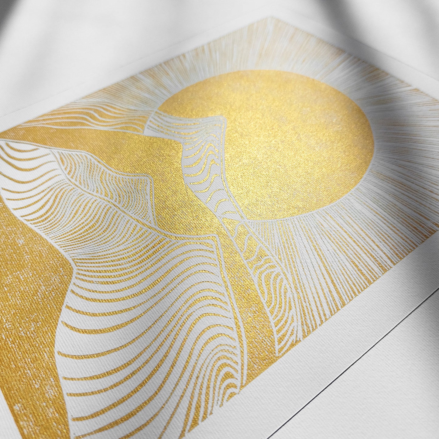 Gold Sun Mountains 8x10 Sunrise Landscape Linocut Print Original Artwork Living Bedroom Home Office Wall Art Decor Self Gift for Him Her
one of a kind, office wall decor, nurse gift, niece gift from aunt, new mom gift, new job gift, New home gift, new grandma gift, new apartment housewarming gift, new apartment gift, nature print, eclectic, minimalist Nature original art, nature lover gift, mothers day gift ideas, mothers day gift from daughter, mothers day gift, mother in law gift, mom birthday gift