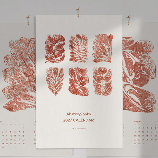 2027 wall printable calendar modern naive flowers plant abstract terracotta monotype prints 11x17 in illustrated calendar living room wall home workspace decor INSTANT DOWNLOAD new year gift earth tones art contemporary home office monthly nature lover bedroom self christmas xmas digital product modern kitchen large hostess vertical teacher coworker housewarming new homeowner friend home downloadable rustic hanging farmhouse mother grandmother sister wife women farm girlfriend godmother for her