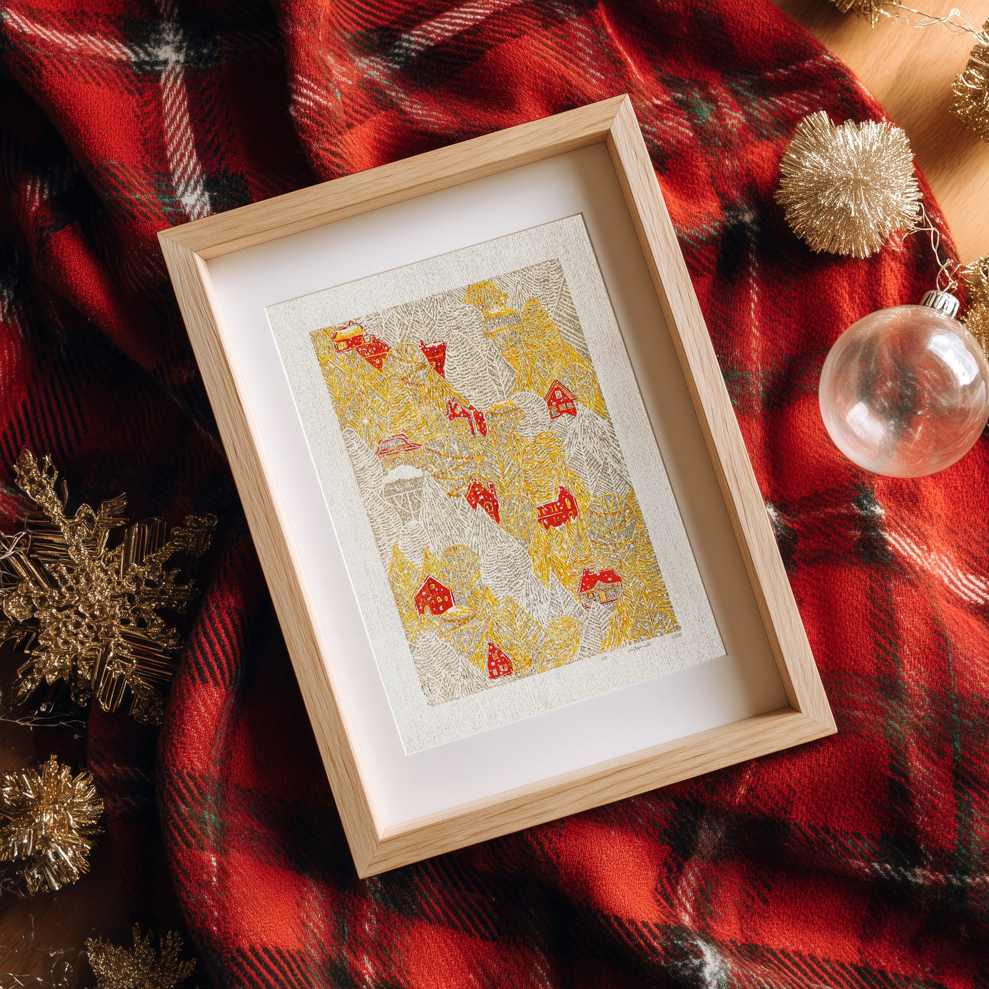 Funny Autumn Forest First Snow Red House Village Printable Linocut Prints Warm Earth Tones Large Kids Bedroom Wall Art Decor Digital Poster 
christmas xmas downloadable, wellness home gift unique, heirloom gift, vintage poster, grandmother gift, new beginnings gift, slow life, grandma gift, going away gift for coworker, godparent gift, godmother gift, neutral art, Whimsical, printable wall art, girlfriend gift, gift for the home, gift for best friend female, foraged wall art, Floral wall art, Farmhouse wall