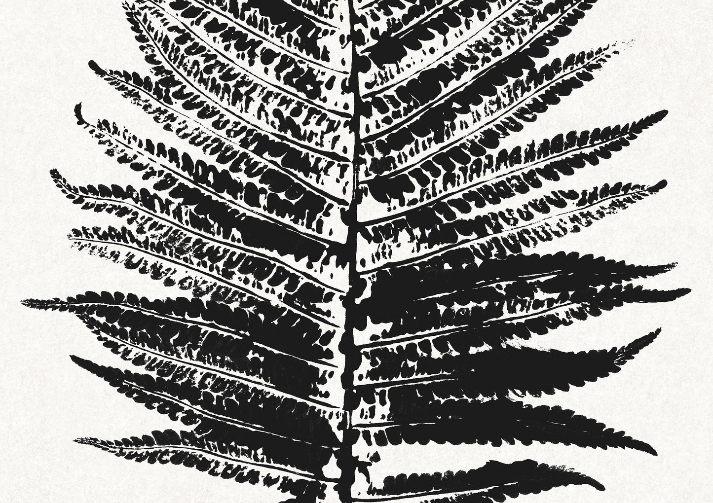 Black vintage farm fern plant Monotype prints Printable wall art Botanical minimalist poster Farmhouse foraged wall decor INSTANT DOWNLOAD Bedroom Living room Kitchen Office home workspace Housewarming New home first gift Foraged cottagecore large rustic