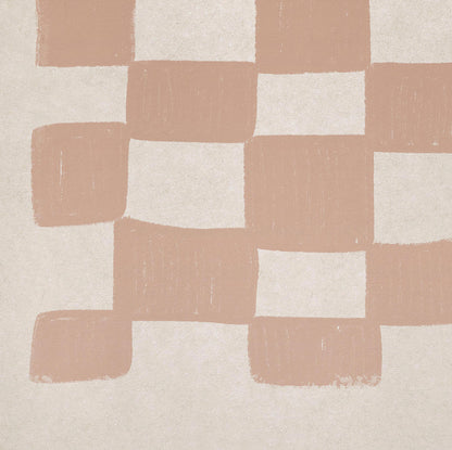 Neutral Boho Checkered Printable Wall Art Aesthetic Large Prints Entryway Living Room Contemporary Decor Mid Century Modern Digital Poster bohemian