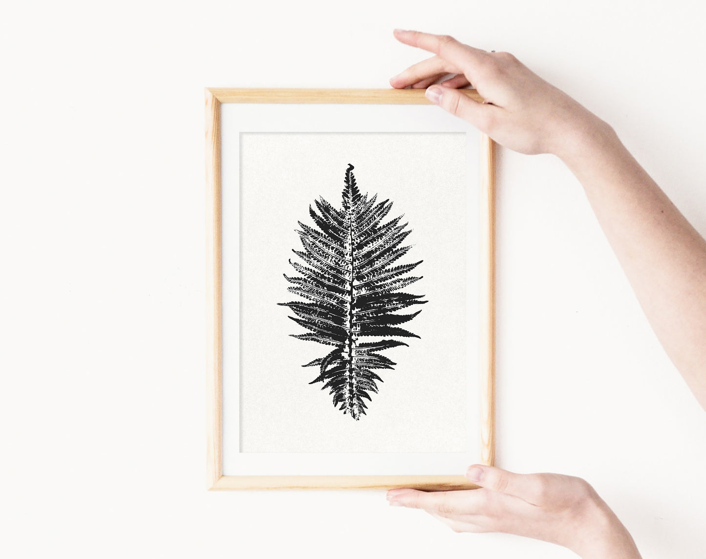 Black vintage farm fern plant Monotype prints Printable wall art Botanical minimalist poster Farmhouse foraged wall decor INSTANT DOWNLOAD Bedroom Living room Kitchen Office home workspace Housewarming New home first gift Foraged cottagecore large rustic