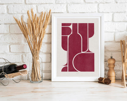 Printable wall art
Extra large wall art
Dining room art
Bottle wine art
Alcohol prints
Modern kitchen art
INSTANT DOWNLOAD
Modern decoration
Trendy wall art
Minimalist poster
Abstract red wine
Geometric abstract
Viva magenta wall