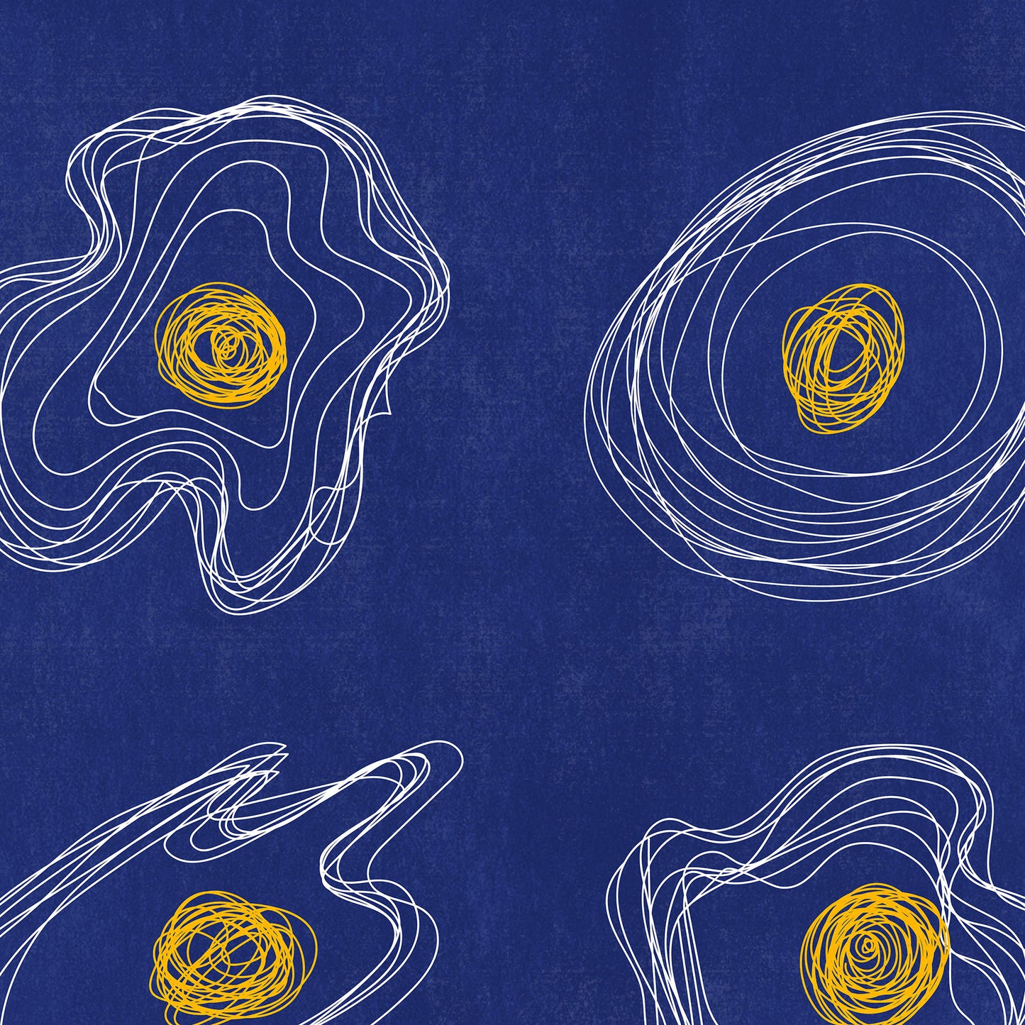 Navy blue abstract lines eggs Printable wall art poster printable