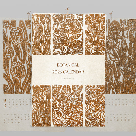 printable 2026 wall calendar ochre flowers vintage style 11x17in linocut prints
floral lino illustrated calendar home office decor christmas gift ideas instant download xmas botanical digital product botanical modern kitchen bedroom new year monthly plant lover Cottagecore large hostess vertical teacher coworker housewarming new homeowner friend home nature downloadable rustic hanging farmhouse mother grandmother sister self wife women farm hostess girlfriend foraged godmother gift for her new year gift