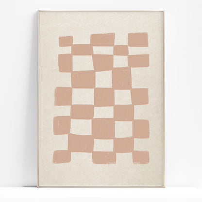 printable wall art aesthetic large entryway decor living room contemporary mid century modern digital poster downloadable relaxing abstract neutral pastel soft minimalist boho checkered geometric kitchen dining room thanksgiving table christmas gift ideas vintage wall hanging moody trendy retro dorm home office new apartment gift self thank you for girlfriend sister mom mother for her simple Scandinavian godmother grandmother shelf decoration girly chateaucore bohemian Scandi Rustic therapist