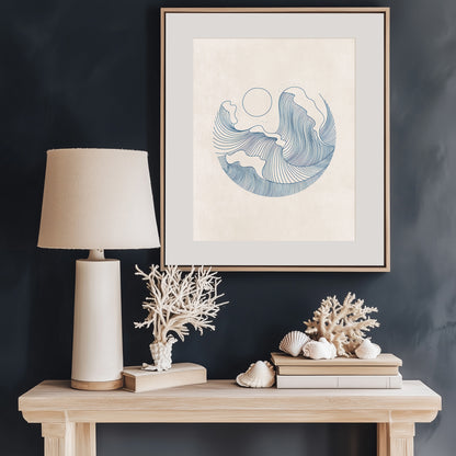 Blue abstract lines waves and sun digital poster printable wall art hampton Maritime Living coastal wall decor home office decor, man cave room,&nbsp;
new home gift, home gift unique, self gift, house warming gift, housewarming gift, thank you gift, heirloom gift, long distance gift, gift for husband, thinking of you gift, new job gift, girlfriend gift, gift for boyfriend, gift for her friend, anniversary gift, teacher appreciation gift, easter gift, grandma gift, new mom gift, grandmother gift christmas