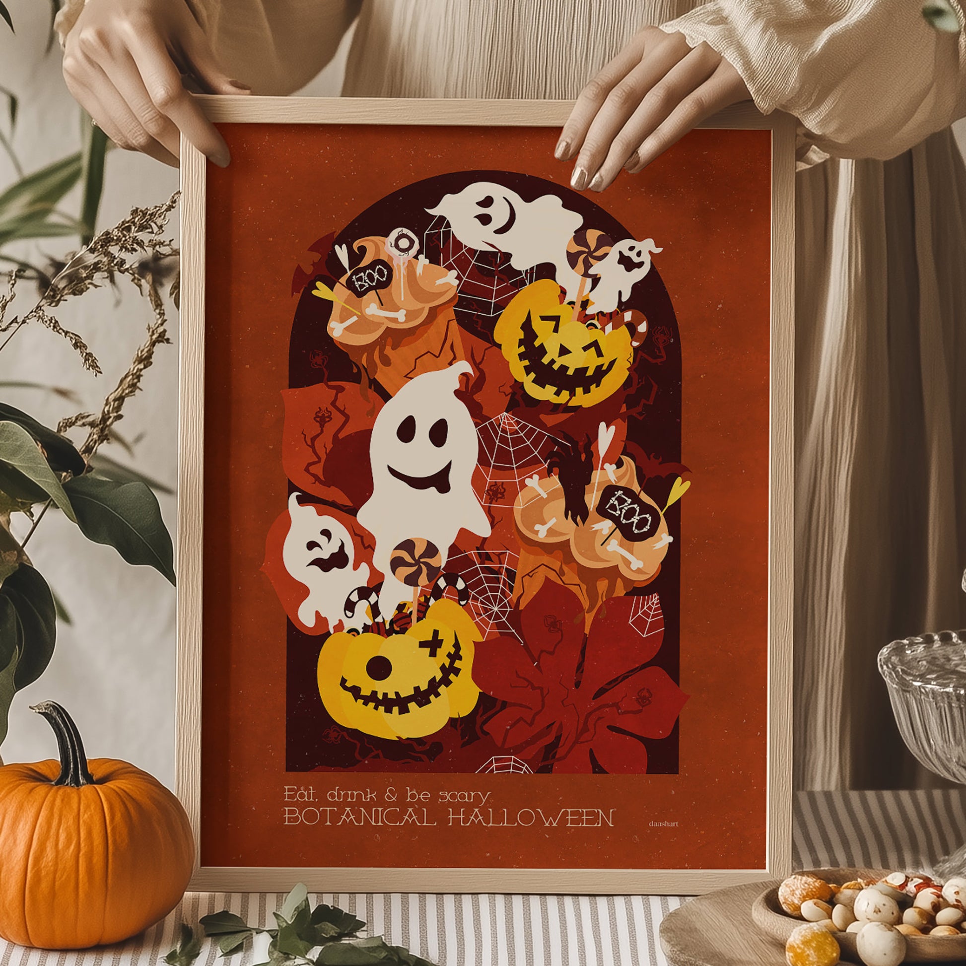 Mystical Halloween Pumpkin Ghost Muffins Dessert Printable Wall Art Dining Entryway Prints Autumn Dark Academia fall Decor Digital Poster
prints, illustration printable wall art, digital poster, nature, rustic, floral, flower, plant, leaf, leaves, digital download, digital product, downloadable art, wall hanging, unique wall art, contemporary art, large prints, moody wall art, trendy wall art, aesthetic wall art, bedroom wall decor, modern kitchen art, dining room decor, botanical poster, cottagecore