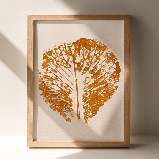 cottagecore wall art large abstract leaf ochre color monotype print modern kitchen dining monoprint autumn original artwork hostess gift one of a kind rustic fall printmaking relief acrylic handprint
wall hanging, unique wall art, trendy, thank you gift, boss, teacher appreciation gift, Summer, Christmas, Spring wall art, sister in law gift,&nbsp; self gift, rustic wall art, retirement, One of a Kind Holiday Gift Relief print, realtor closing gift plant lover gift, original illustration, Thank You 