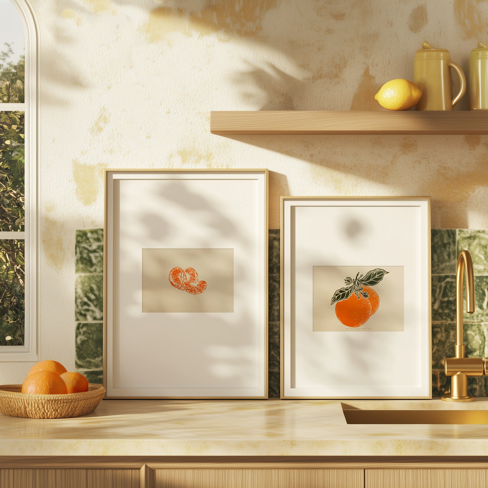 Vintage Clementine Slice Fruits Linocut Print Mini Gallery Wall Set of 2 Artwork Citrus Botanical Original Art Kitchen Cottagecore Decor
 Modern kitchen art, long distance gift, living room wall art minimalist, dorm, reading nook decor, Living room wall art, Linoleum print, Linogravure, Linocut print, Lino print, laundry room decor, kitchen wall art, illustration print, Housewarming gift, hostess gift, home gift unique, heirloom gift, handmade gift for women, handmade gift for the home, grandmother gift