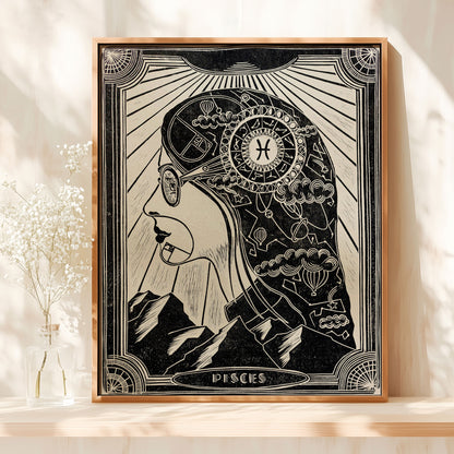 mid century modern personalized zodiac sign linocut print male portrait original artwork large art bedroom wall decor unique ideas gift for him self gift lino print linogravure Aries Taurus Gemini Cancer Leo Virgo Libra Scorpio Sagittarius Capricorn Aquarius Pisces
niece gift from aunt, new mom gift, new job gift, New home gift, foyer, new grandma gift, new apartment housewarming gift, new apartment gift, staircase wall art, eclectic, minimalist Nature original art mindfulness nature lover gift