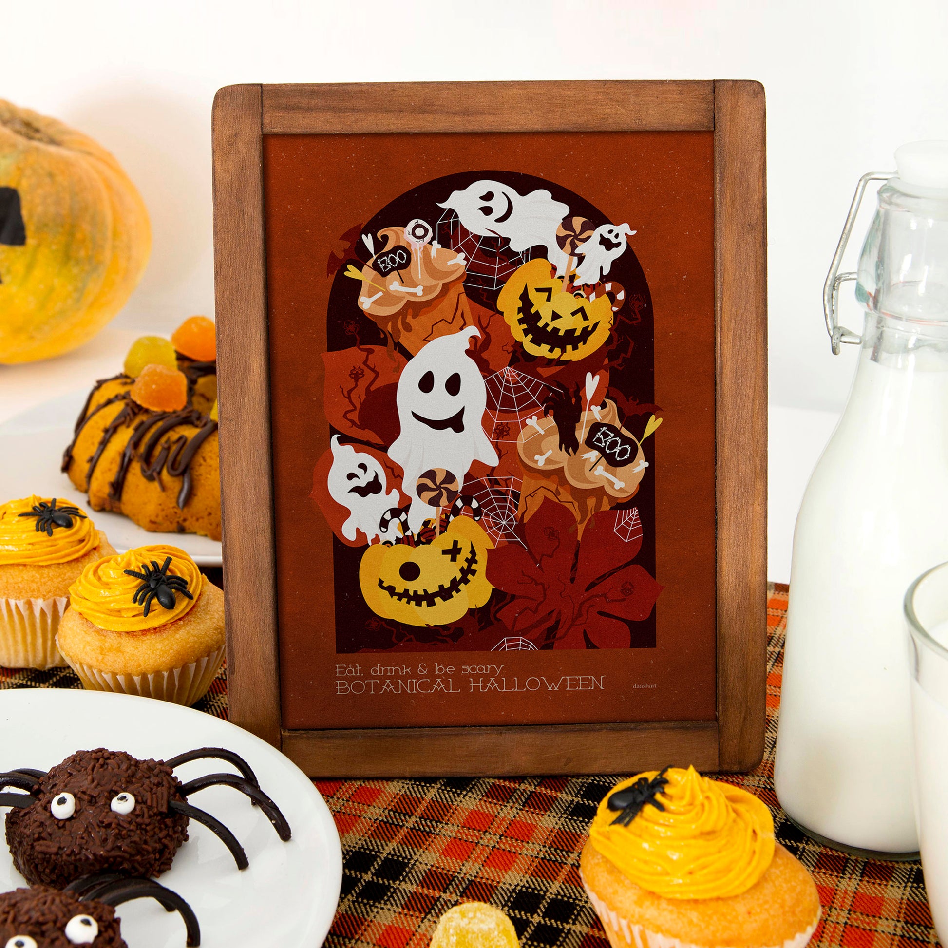 mystical prints autumn halloween pumpkin ghost muffins dessert printable wall art dining room decor entryway dark academia digital poster game room spooky botanical self floral fast food modern kitchen shelf thanksgiving table Boo funny living room children kids nature rustic illustration farm farmhouse Gothic Aesthetic Fall instant download downloadable large contemporary wall hanging vintage handmade textures seasonal moody decoration sweet dessert goth