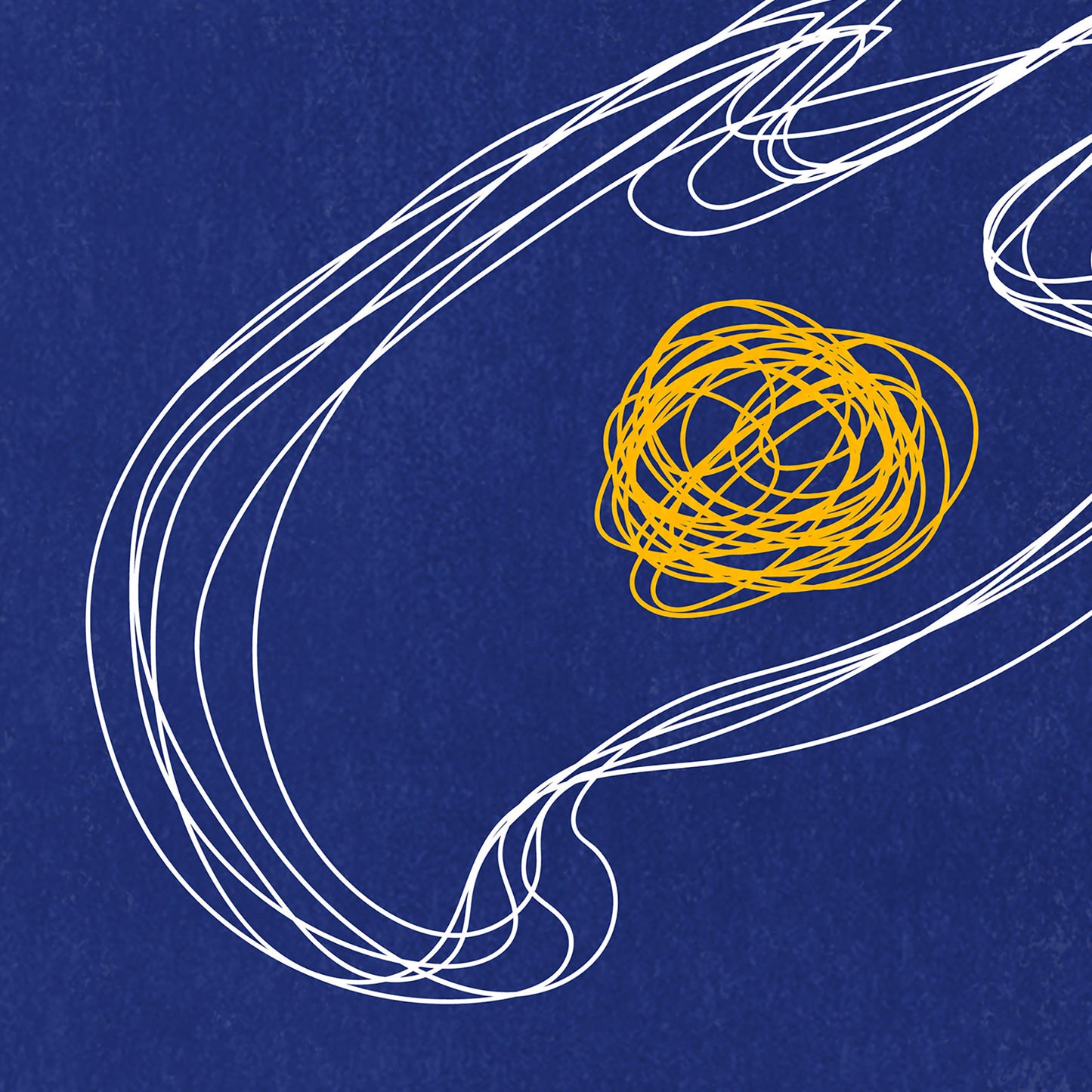 Navy blue abstract lines eggs Printable wall art poster printable