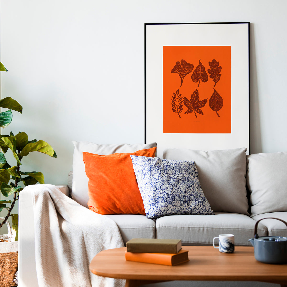 Autumn Orange brown minimalist rustic foraged nature leaves plant printable wall art large linocut prints warm earth tones living room treat yourself digital poster forestcore decor botanical lino linogravure instant download 
Printmaking art, plant lover gift, Rustic Fall Wall Art, original illustration, original artwork, Fall Gift for Her, Hostess, one of a kind, office wall decor, nurse gift, niece gift from aunt, new mom gift, Fall Botanical Print, Thank You, handmade educational, new job gift, New home