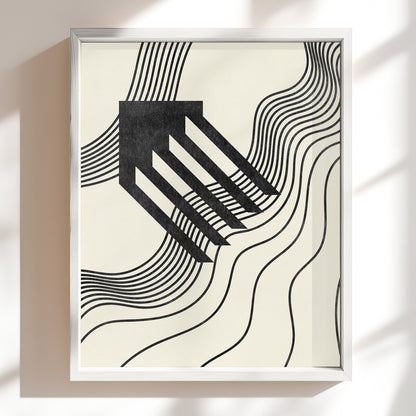Beige black organic stairs contemporary lines printable wall art mid century modern retro abstract home office decor aesthetic prints man cave garage digital poster living room mens game meditation room instant download midmalism gift for boyfriend luxury minimal relaxing vanity room self powder above bed meditation texture reading nook apartment downloadable yoga instant download laundry wellness man cave living master bedroom entryway hallway staircase her sister mom mother him mindfulness