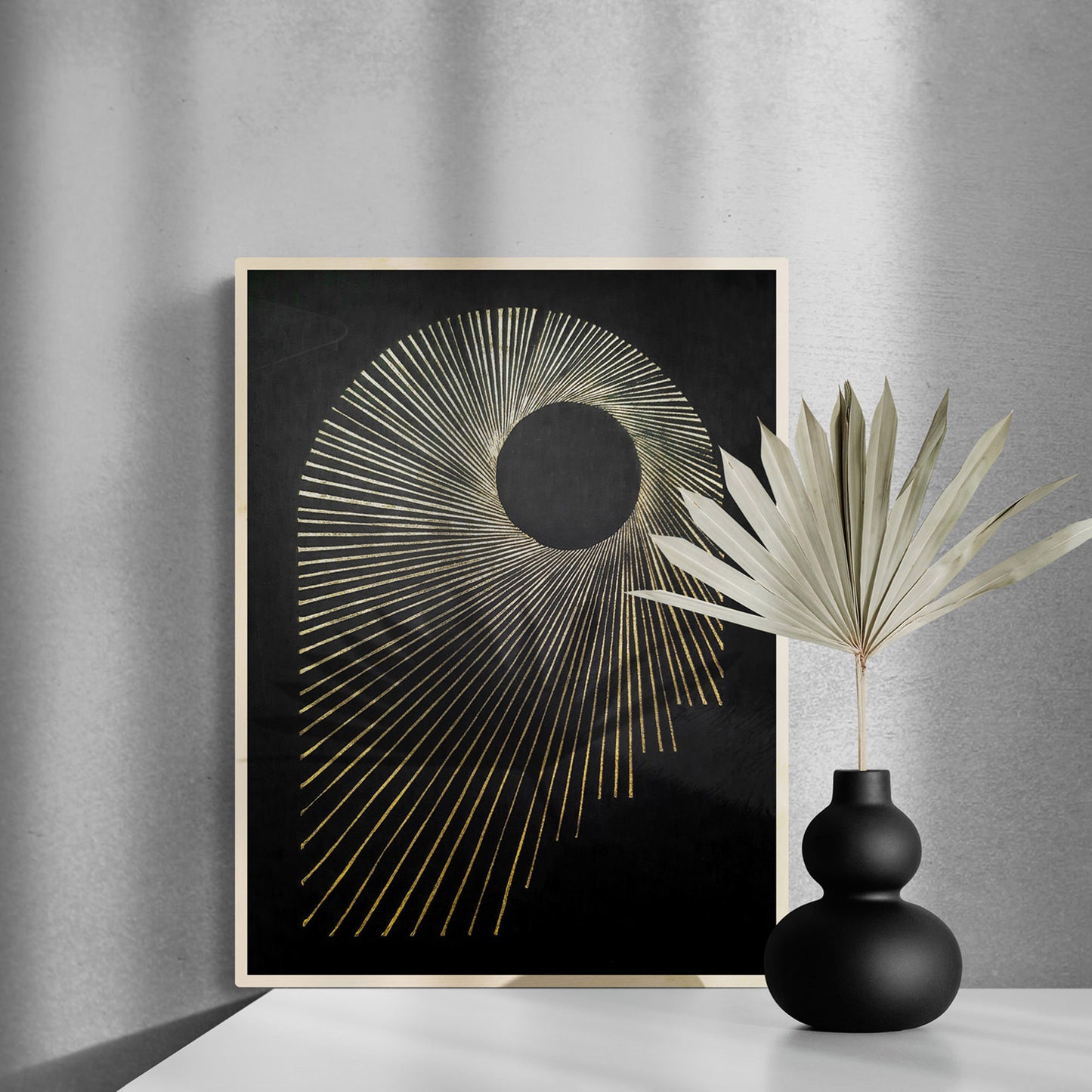 Abstract Black Gold Sun Linocut Print Arch Original Artwork Classical Simple Bedroom Wall Art Thanksgiving Decor New Home Xmas Hostess Gift 
hand carved, wall hanging, unique Vintage art, unique wall art, trendy wall art, thank you gift boss, teacher appreciation gift, Summer wall art, large wall art, sister in law gift, shelf decor, self gift, rustic artwork, Retro scandinavian artwork, handprint, retirement gift, Relief print, realtor closing gift, Printmaking art, original master bedroom guest room 