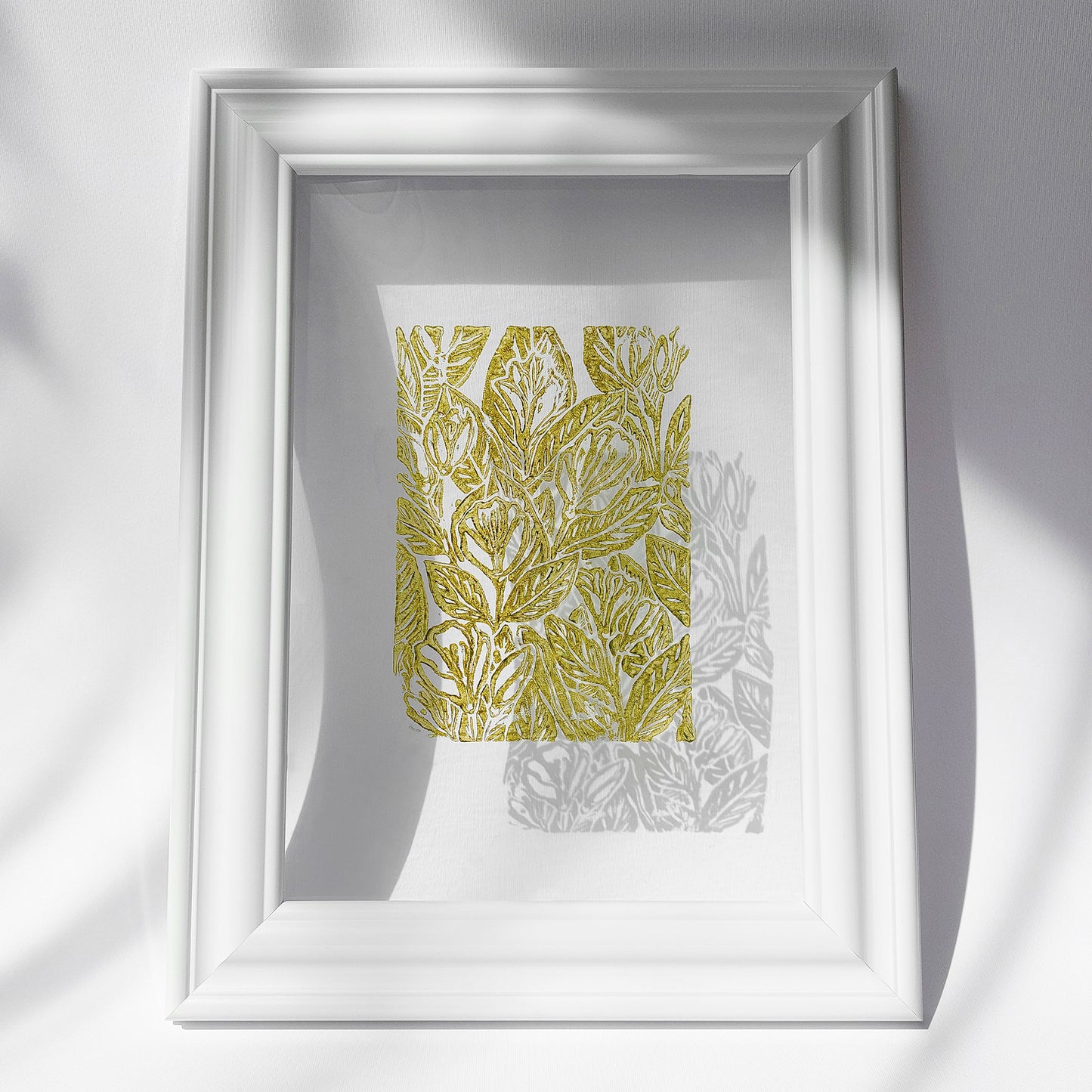 retro cottagecore jasmine flower nature linocut print flexible plexiglass relief monoprint art sage green color floral lino original artwork window nook decor mother gift ideas rustic linogravure little treat gift european countryside living room self sister unique grandmother above bed staircase one of a kind study room laundry room handprint hallway coworker reading nook home hostess farmhouse kitchen block bedroom botanical printmaking farm mom new apartment godmother wife Entryway