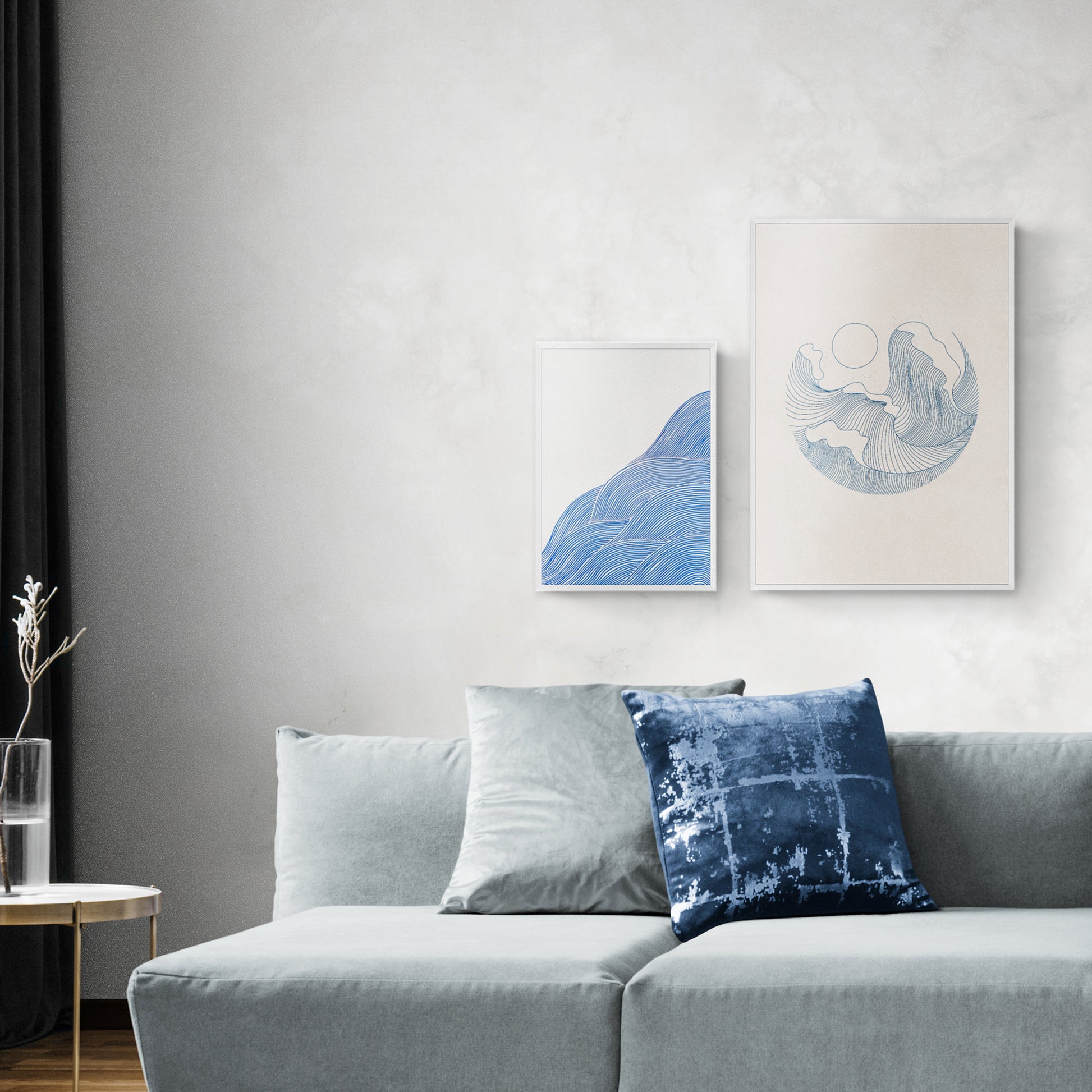Blue abstract lines waves and sun digital poster printable wall art hampton Maritime Living coastal hostess gift, host gift, aunt gift, godmother gift, godparent gift, godfather gift, mother in law gift, daughter in law gift, sister in law gift, niece gift from aunt, new grandma gift, mothers day gift from daughter, mothers day gift ideas, gift for best friend female, college graduation gift, gift for best friend female, nurse gift, retirement gift, teacher retirement gift, going away gift for coworker