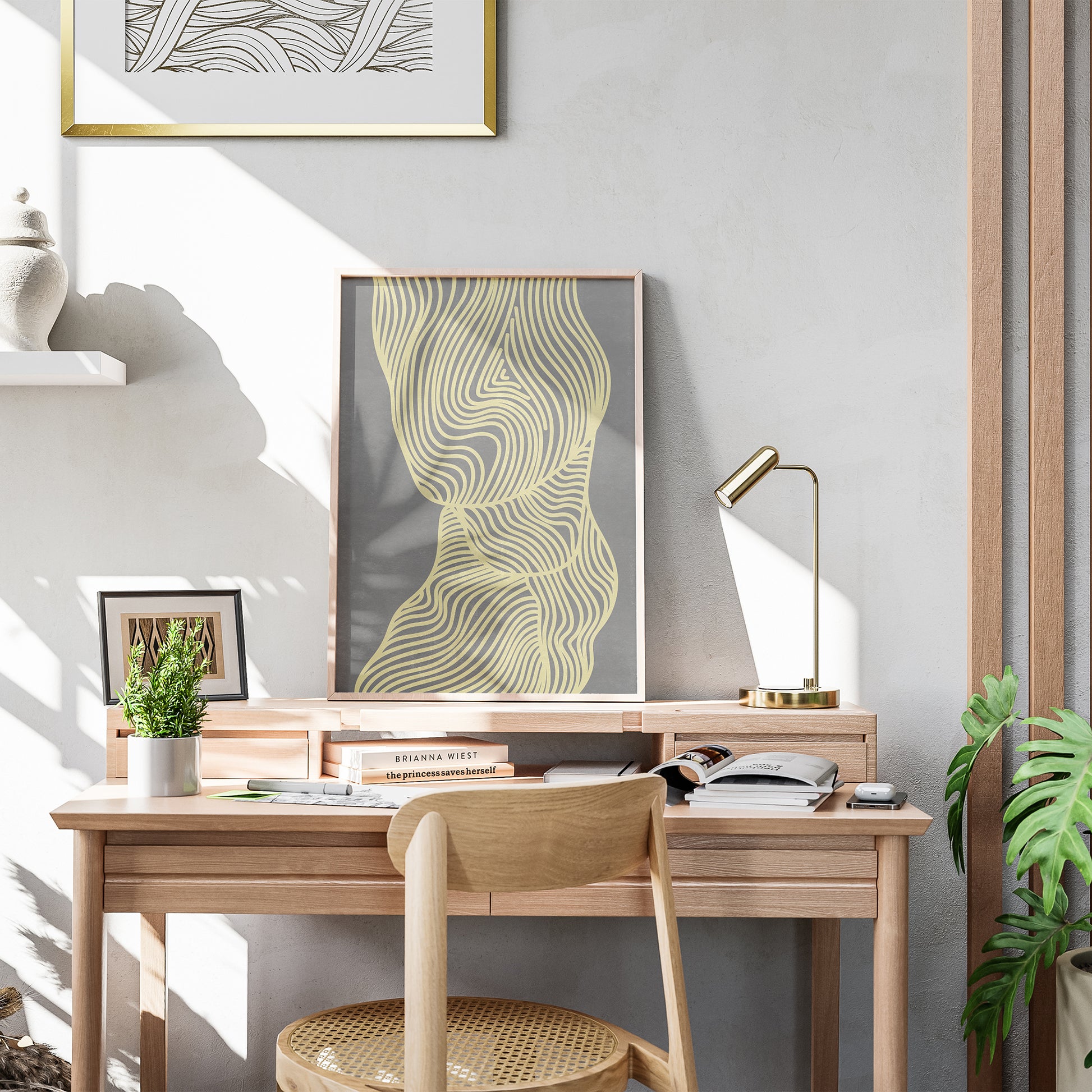 trendy 2026 palette butter yellow gray relaxing abstract contemporary lines printable wall art master bedroom mid century modern sister gift ideas digital poster
home office workspace
she shed gifts, father man scandi, Thanksgiving Gift, sister in law gift, extra large wall art, niece gift from aunt, bedroom focal point,new grandma gift, mothers day gift from daughter, mothers day gift ideas, gift for best friend female, guest bedroom decor, cozy corner,college graduation gift, gift for best friend female