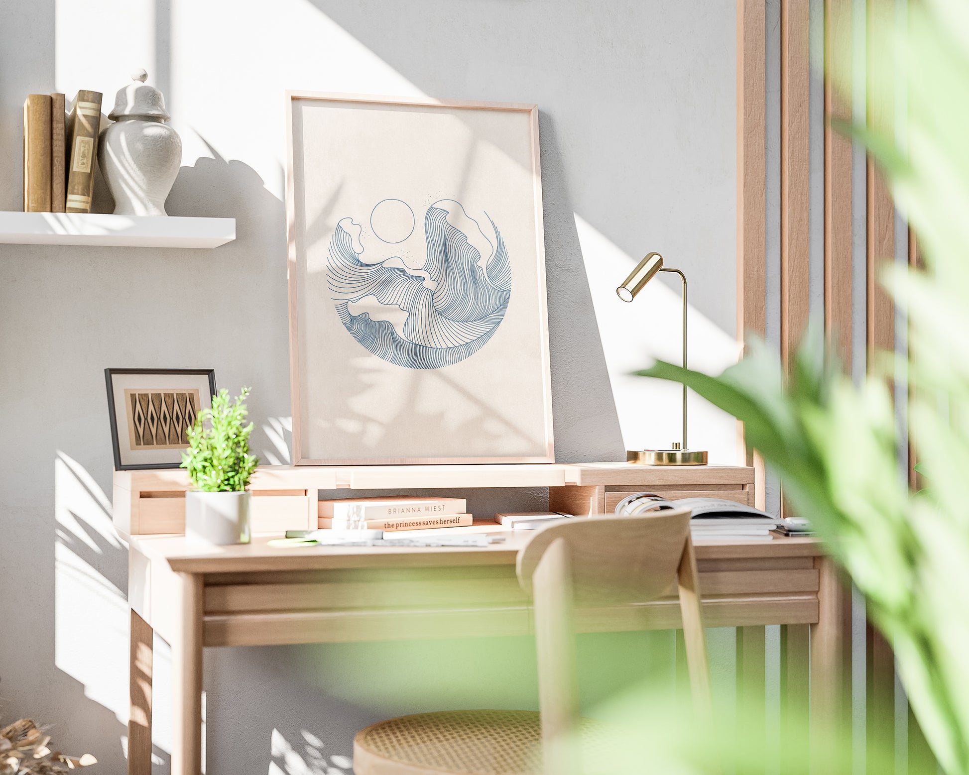 Blue abstract lines waves and sun poster Large printable wall art Vintage mid century modern Trendy living room decor for New home gift – daashart blue-abstract-lines-waves-and-sun-poster-large-printable-wall-art-vintage-mid-century-modern-trendy-living-room-decor-for-new-home-gift-daashart