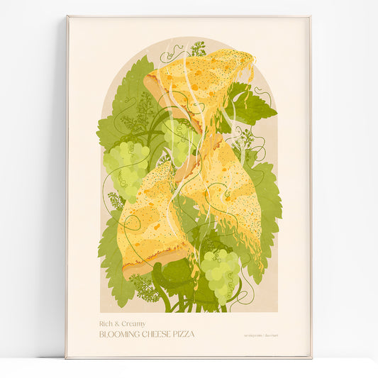 Green yellow beige maximalist prints cheese pizza blooming grape plant printable wall art floral botanical modern kitchen dining room decor italian cuisine floral fast food digital poster retro vintage nature man cave garage breakfast nook leaves man cave garage coffee corner funny lover gift hostess dish large illustration downloadable rustic hanging farmhouse moody bedroom living dorm laundry home mom mother grandmother godmother sister girlfriend boyfriend hallway pantry father day