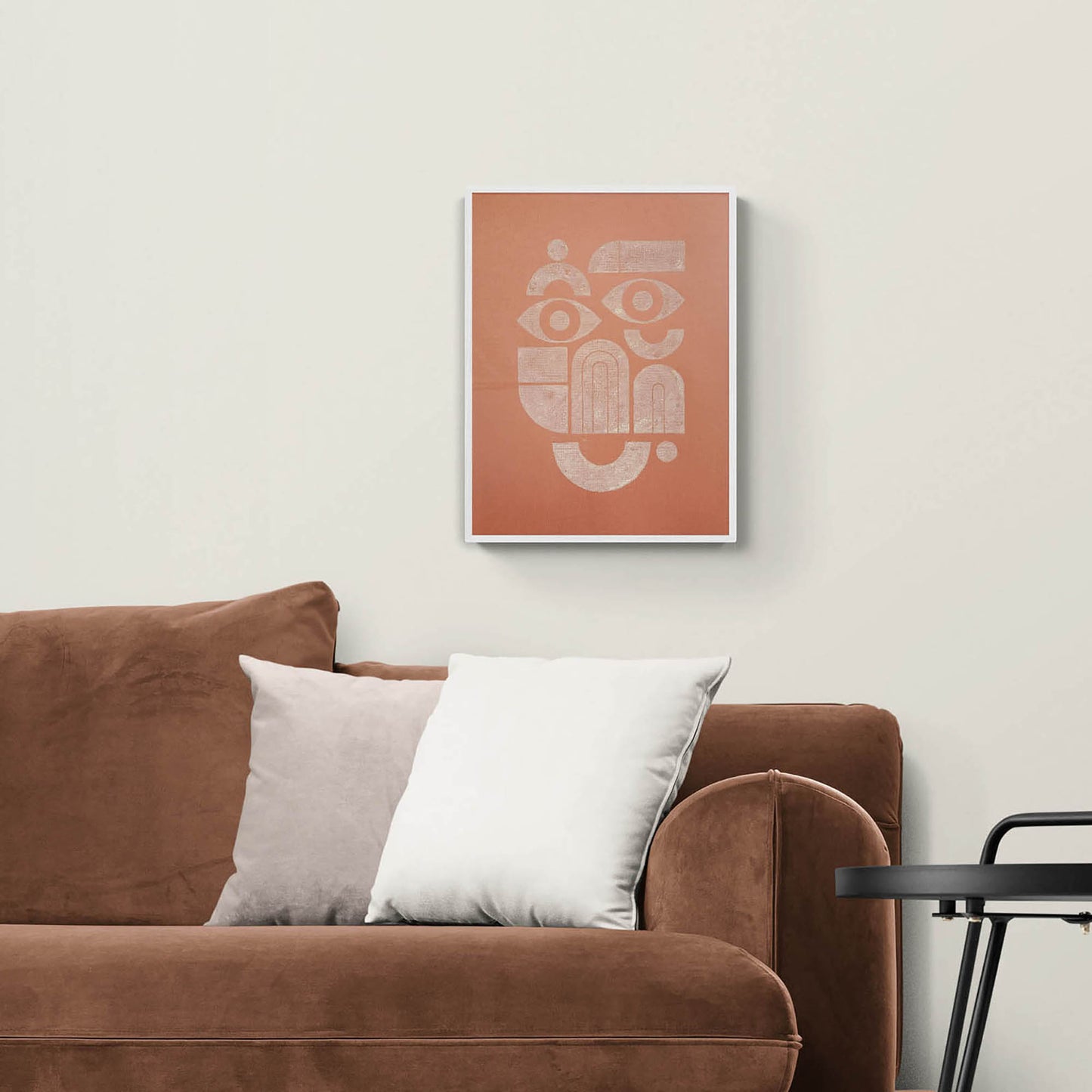 linocut print original artwork mid century modern lino linogravure printmaking terracotta color abstract bauhaus style funny face shapes minimalist 
Retro scandinavian artwork, handprint, retirement gift, Relief print, realtor closing gift, Printmaking art, original illustration, hallway wall art, original artwork, one of a kind, office wall decor, family room, nurse gift, niece gift from aunt, new mom gift, new job gift, New home gift, foyer, new grandma gift, new apartment housewarming gift, new apartment