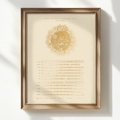 2027 moon phases lunar phases chart printable calendar retro beige gold kiss moon sun linocut prints whimsical home office decor digital poster INSTANT DOWNLOAD living room wall art rustic linogravure mystical lino primary bedroom lunar new year girlfriend gift gold glamoratti download boho bohemian christmas illustrated workspace coworker new apartment modern xmas teacher housewarming homeowner friend downloadable wall hanging mother grandmother sister self wife women hostess girlfriend