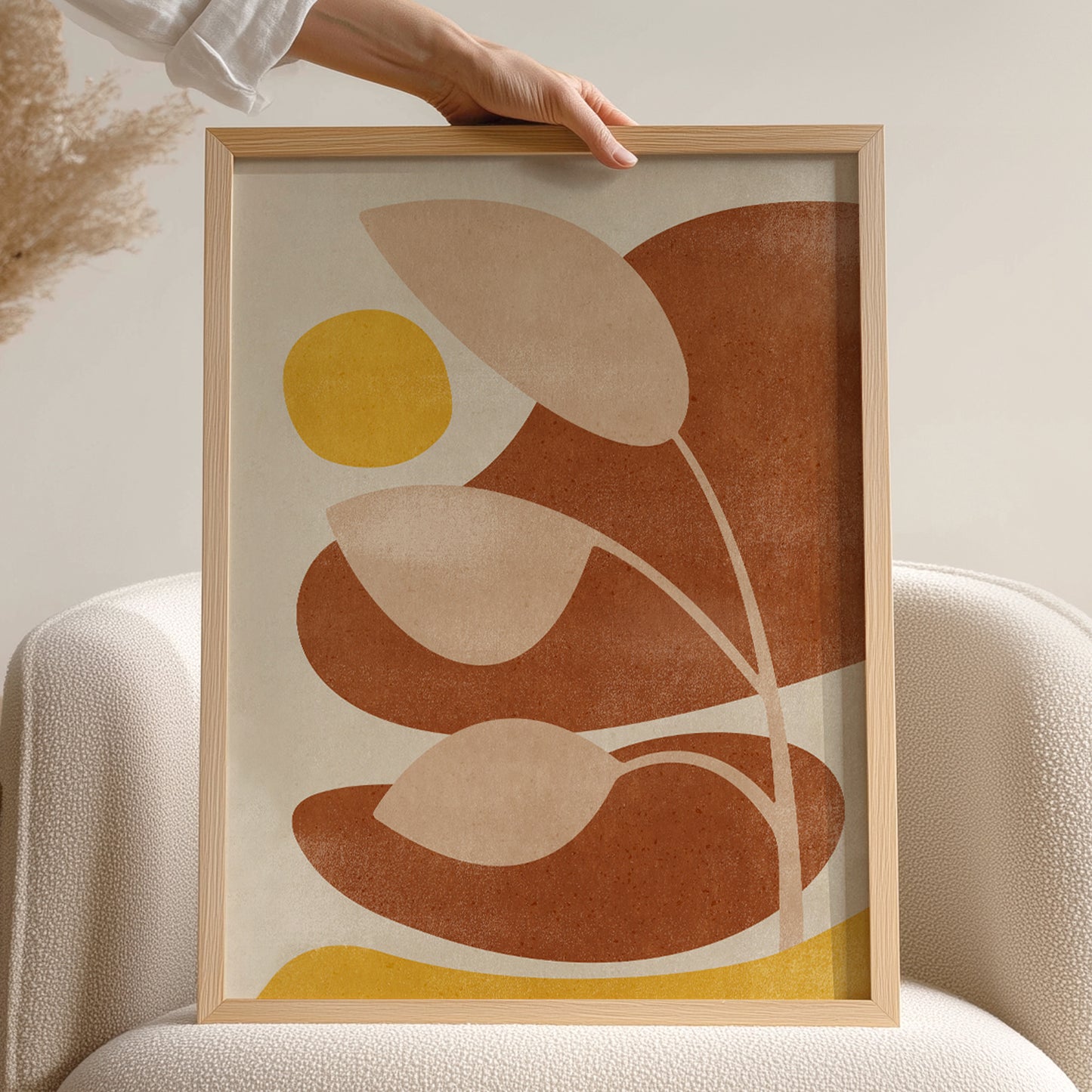 Yellow modern neutral art warm earth tones abstract prints leaves plant retro vintage terracotta color boho landscape printable wall art contemporary living room reading nook decor digital poster instant download home office workspace 
housewarming gift, new apartment gift, nature print, nature lover gift, Thanksgiving Gift, art, mothers day gift ideas, mothers day gift from daughter, Cottagecore Christmas, Autumn Entryway Decor, mothers day gift, Thoughtful Autumn Gift 