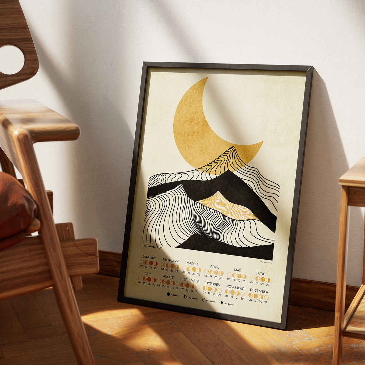 phases chart abstract landscape lines mountains gold moon prints digital poster printable wall art bedroom home office decor INSTANT DOWNLOAD christmas gift ideas moon phases 2027 lunar calendar poster vintage gold printable wall art bohemian boho modern living room digital poster contemporary lines landscape aesthetic large home office housewarming gift new home gift downloadable geometric dining bathroom dorm laundry mom mother grandmother sister self gift wife women new appartment