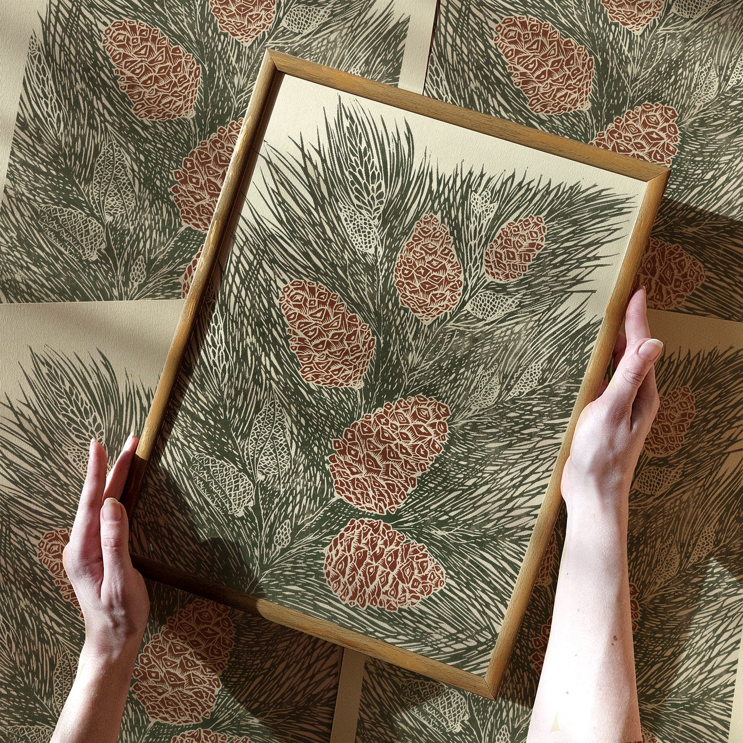 Retro Cottagecore Pine Autumn Sage Green Linocut Print Original Artwork Nature Foraged Pinecones Bedroom Wall Art Decor Christmas Self Gift
hand carved, wall hanging, unique Vintage art, unique wall art, trendy wall art, thank you gift boss, teacher appreciation gift, master bedroom, Summer wall art, large wall art, sister in law gift, shelf decor, self gift, rustic artwork, Retro scandinavian artwork, handprint, retirement gift, Relief print, realtor closing gift, Printmaking art, original illustration