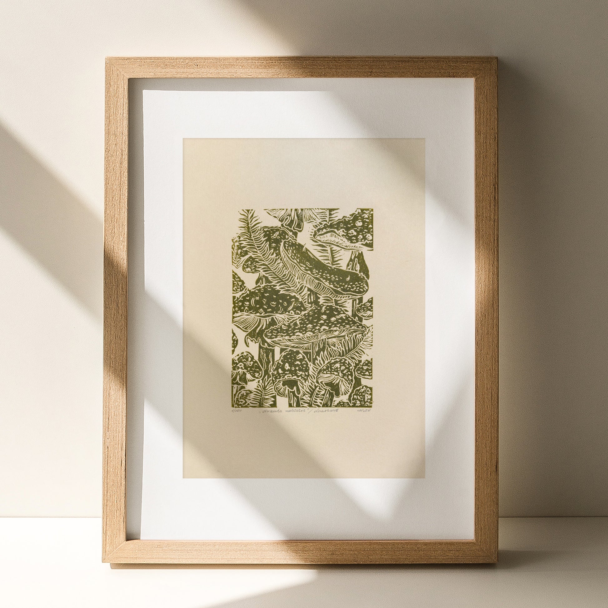 Beige retro cottagecore fly agaric mushroom linocut print sage green color toadstool mushroom relief monoprint original artwork whimsical wall art rustic linogravure forestcore lino
wall hanging, unique wall art, trendy, thank you gift, boss, breakfast nook, teacher appreciation gift, Summer, Spring wall art, herb botanical, english country cottage, pantry wall, european countryside, poetic, slow living, eastern european, sister in law gift, self gift, rustic wall art, retirement, yoga space, cozy corner