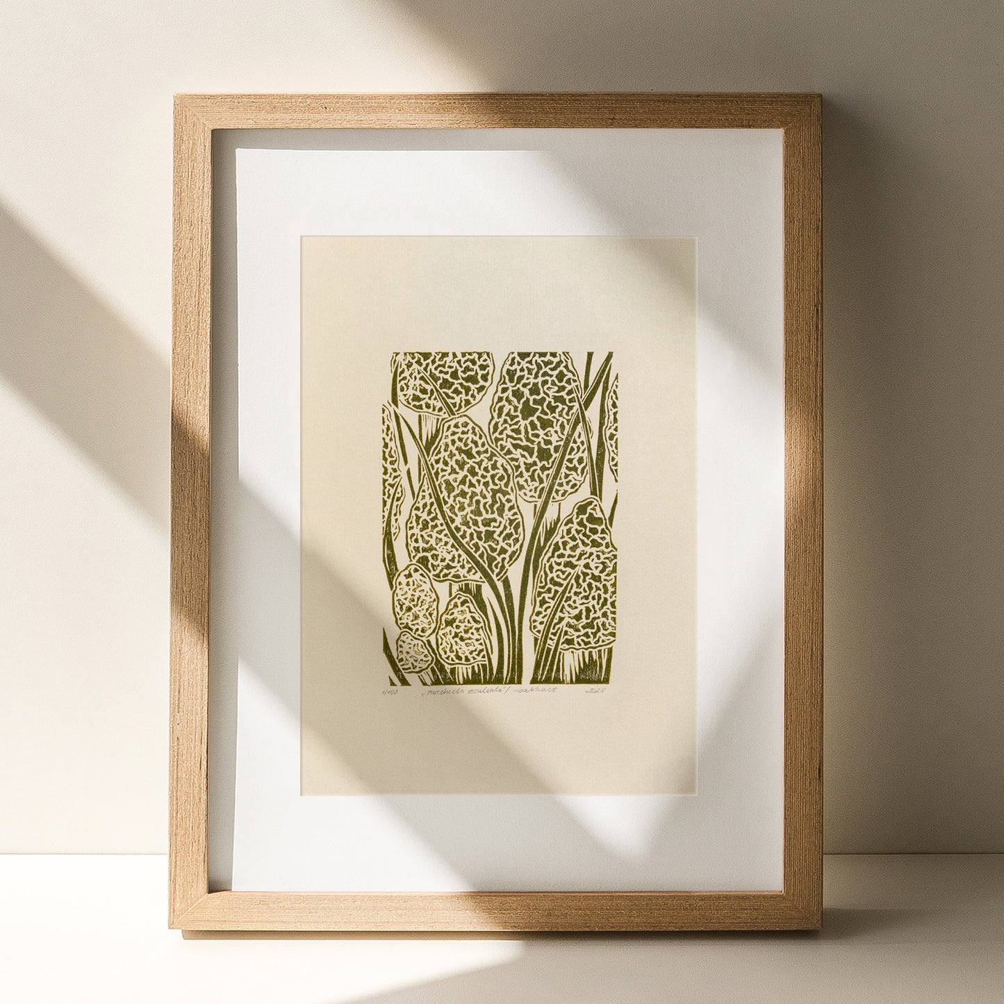 Beige retro cottagecore morel mushroom linocut print forestcore lino sage green color true morels relief monoprint original artwork vintage kitchen english cottage dining wall decor mother gift ideas rustic linogravure
wall hanging, unique wall art, trendy, thank you gift, boss, breakfast nook, teacher appreciation gift, Summer, Spring wall art, herb botanical, english country cottage, pantry wall, european countryside, poetic, slow living, eastern european, sister in law gift, self gift, rustic wall art