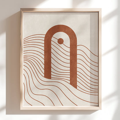 terracotta color retro abstract arch contemporary lines printable wall art mid century modern home office decor aesthetic prints living room window nook decor wife gift ideas digital poster mudroom downloadable Beige organic man cave garage mens game meditation room instant download midmalism gift for boyfriend luxury minimal vanity room powder above bed reading nook apartment yoga laundry wellness man cave living master bedroom entryway hallway staircase her sister mom mother him mindfulness