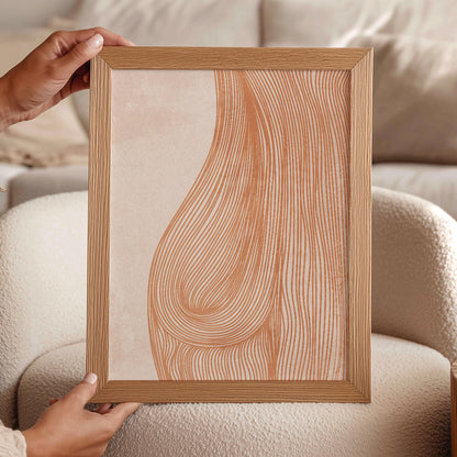 Beige terracotta color contemporary lines relaxing abstract female woman prints printable wall art calming aesthetic master bedroom bathroom spa feminine self gift digital poster 
digital download, digital product, downloadable art, wall hanging, unique wall art, mid century modern, entryway, foyer, staircase, primary bedroom, glamoratti, abstract, Xmas Gift for Nature Lover, contemporary art, abstract art prints, minimalist large wall art, half bath moody wall art, trend